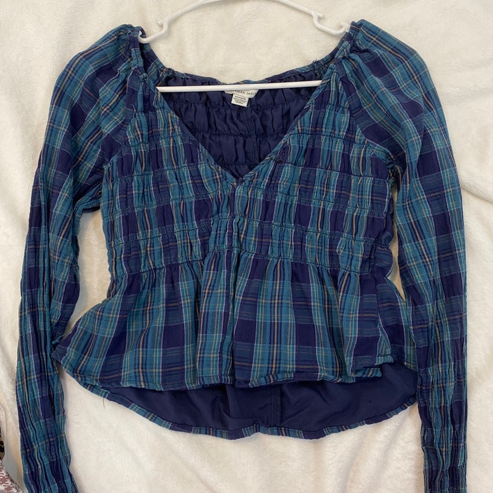 Patterned long sleeve top :)
